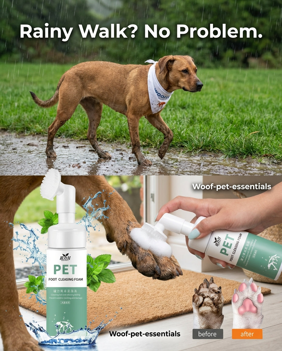 Mess-Free Paw Cleansing Foam