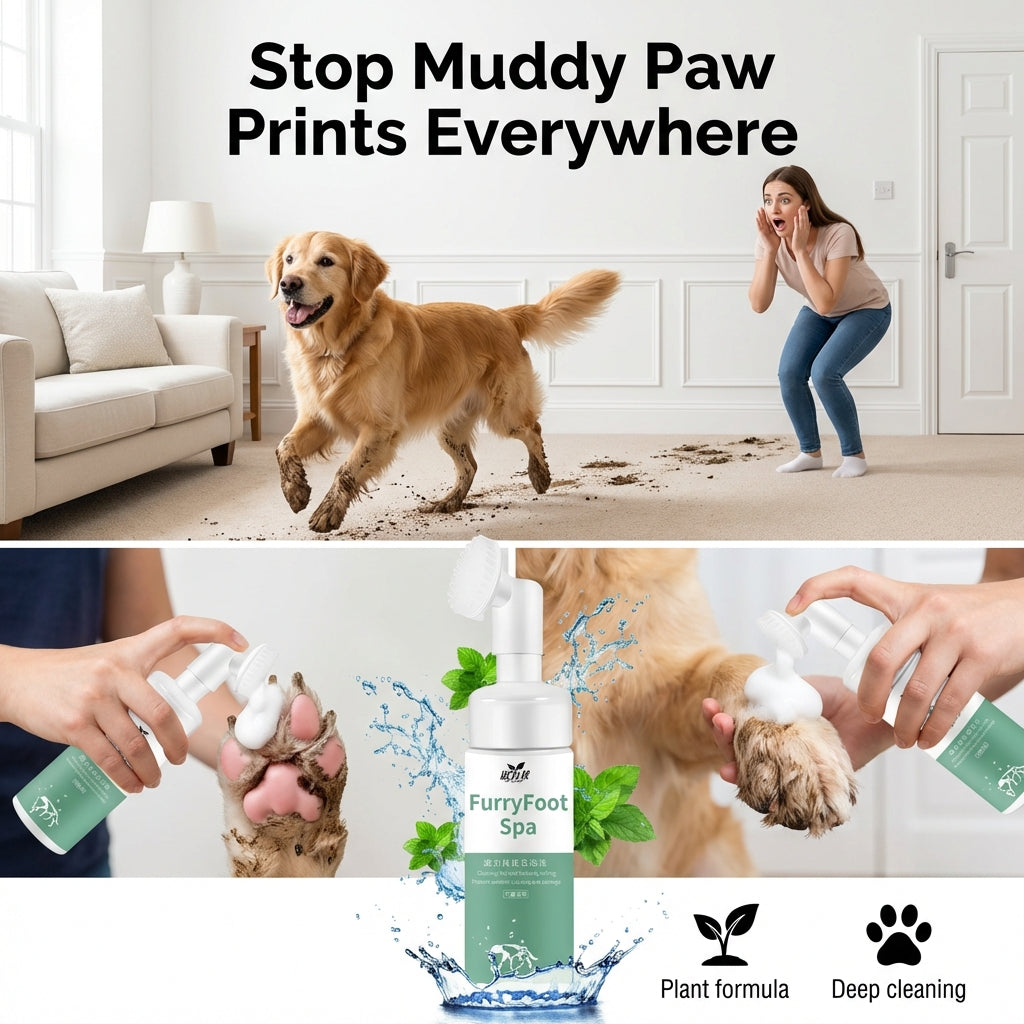 Mess-Free Paw Cleansing Foam