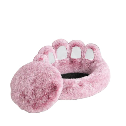 Calming Paw Cat Bed - Reduces Stress & Promotes Sleep