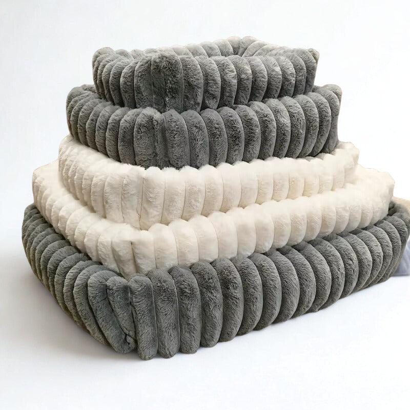 Orthopedic Plush Dog Bed