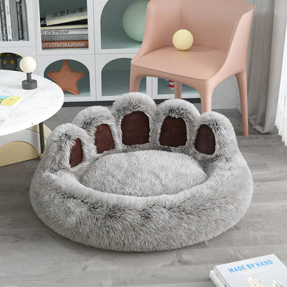 Calming Paw Cat Bed - Reduces Stress & Promotes Sleep