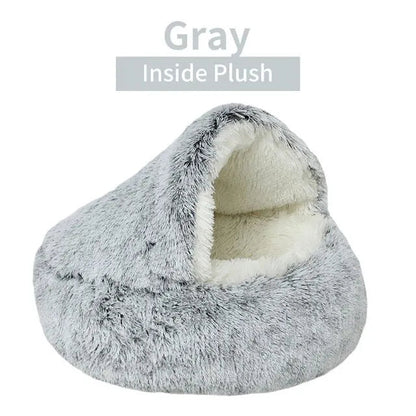Ultra-Soft Plush Pet Bed - Reduces Anxiety & Improves Sleep