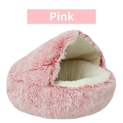 Ultra-Soft Plush Pet Bed - Reduces Anxiety & Improves Sleep